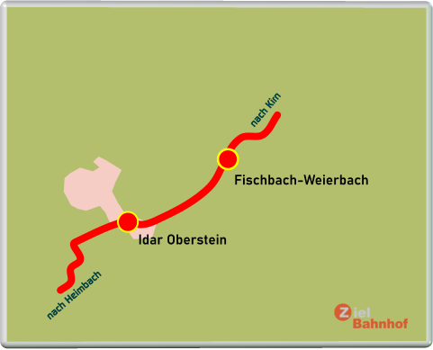 nach Heimbach nach Kirn Idar Oberstein Fischbach-Weierbach